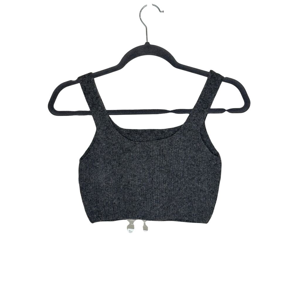 Everlane NWT The Cozy-Stretch Tank Wool Yak Blend Top Heather Gray Small S Knit